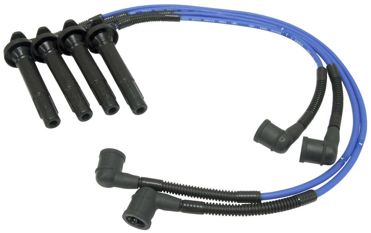 NGK (55004) RC-FX101 Spark Plug Wire Set | Replaces 671-4305 9865 09865 7590 555