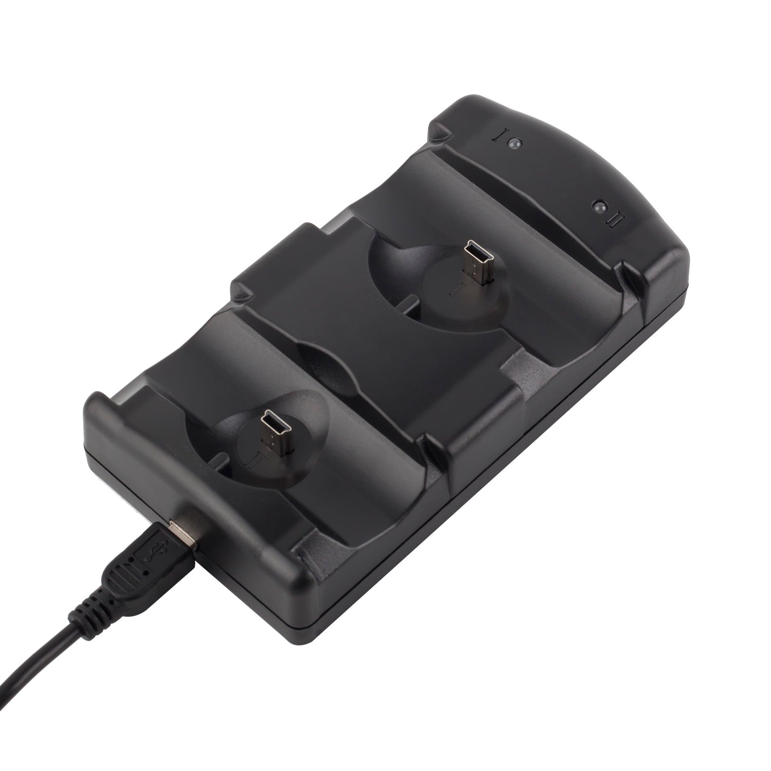 VSEER PS3 Controller Charging Dock Charging Station 2 in 1 with LED Light Indica
