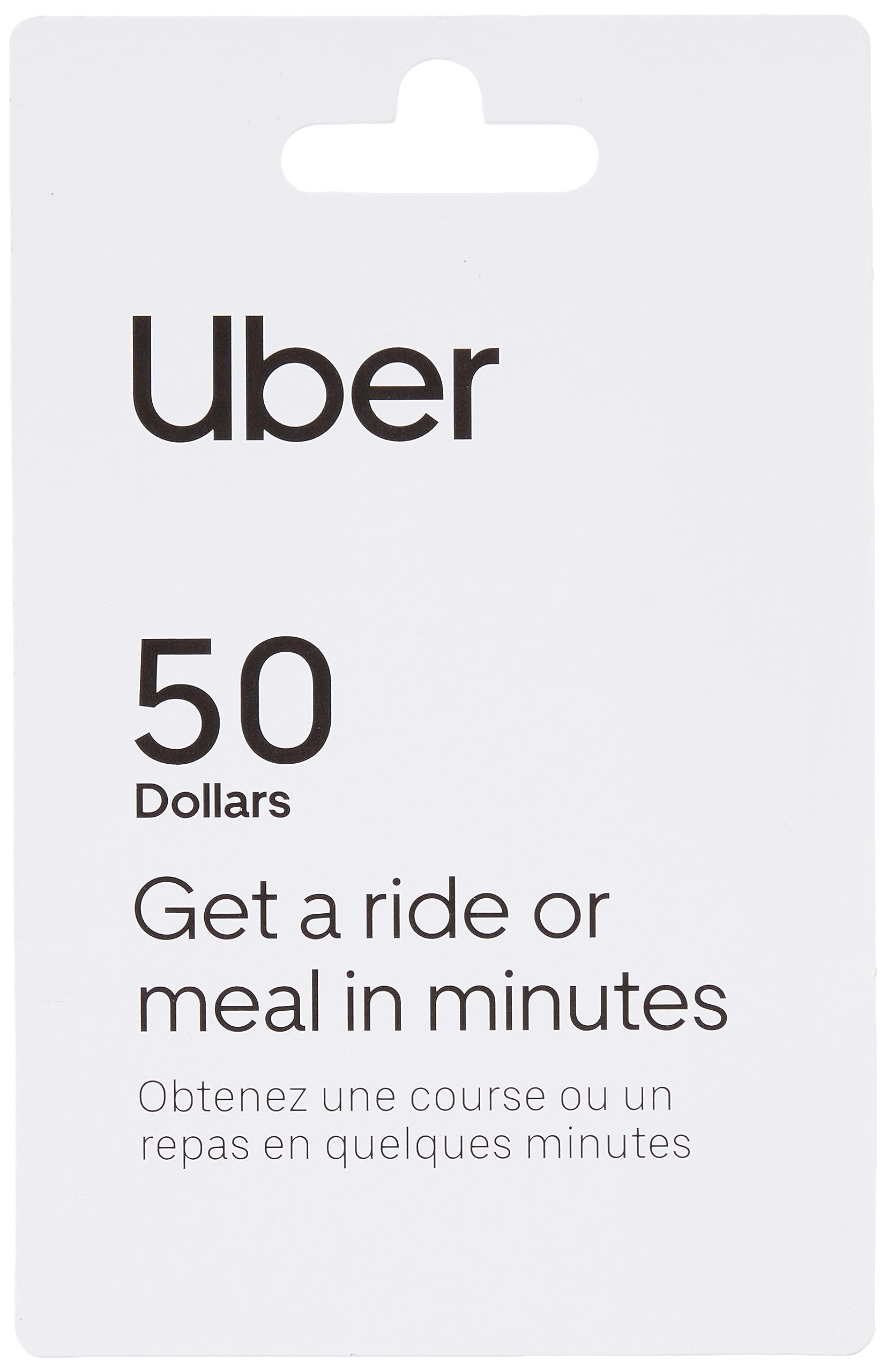 Uber Gift Card $50