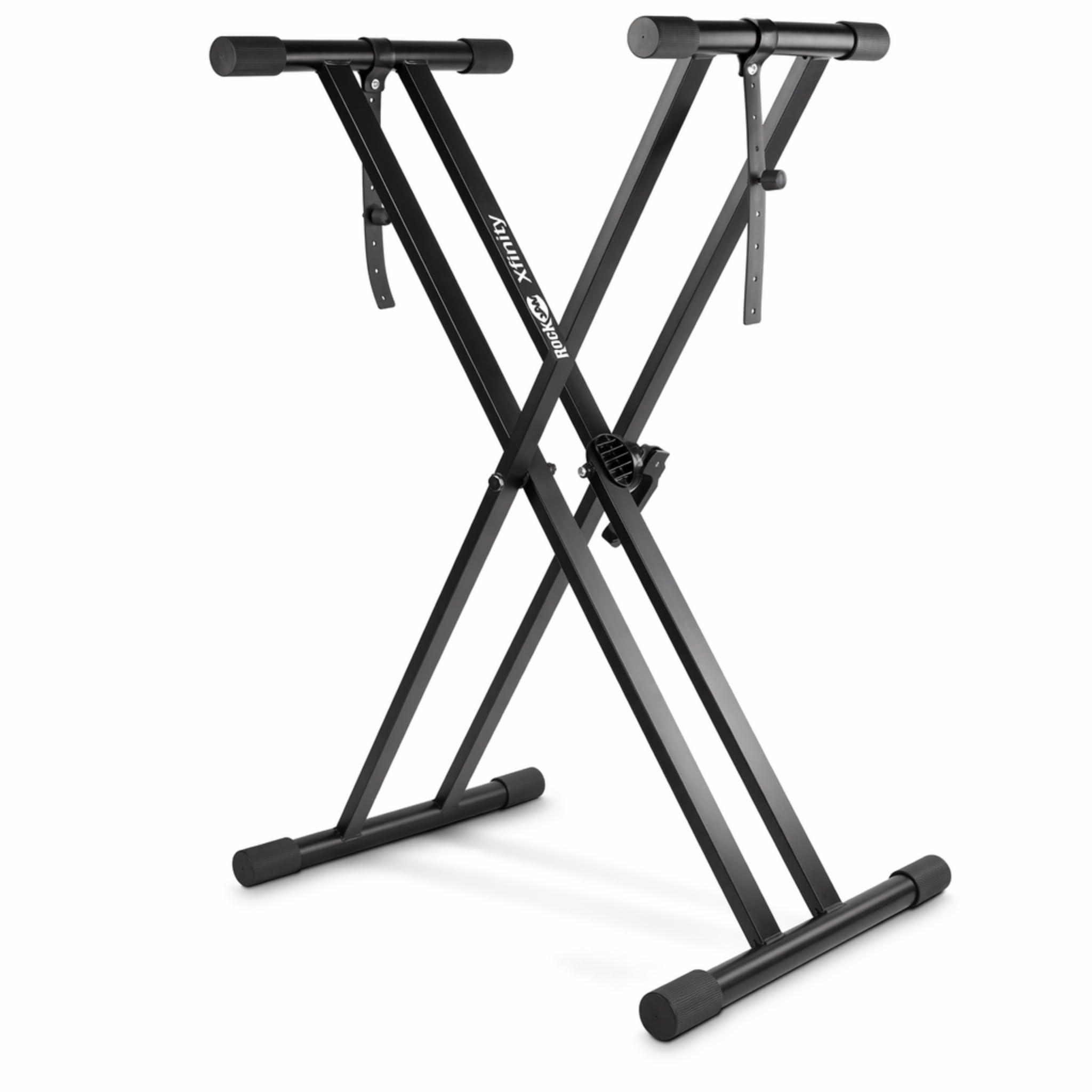 RockJam RJXX363 Heavy Duty Keyboard Stand for Digital Pianos | Adjustable keyboa