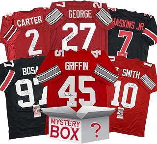 Autographed/Signed Ohio State University College Football Jersey Mystery Box with PSA JSA or Beckett COA