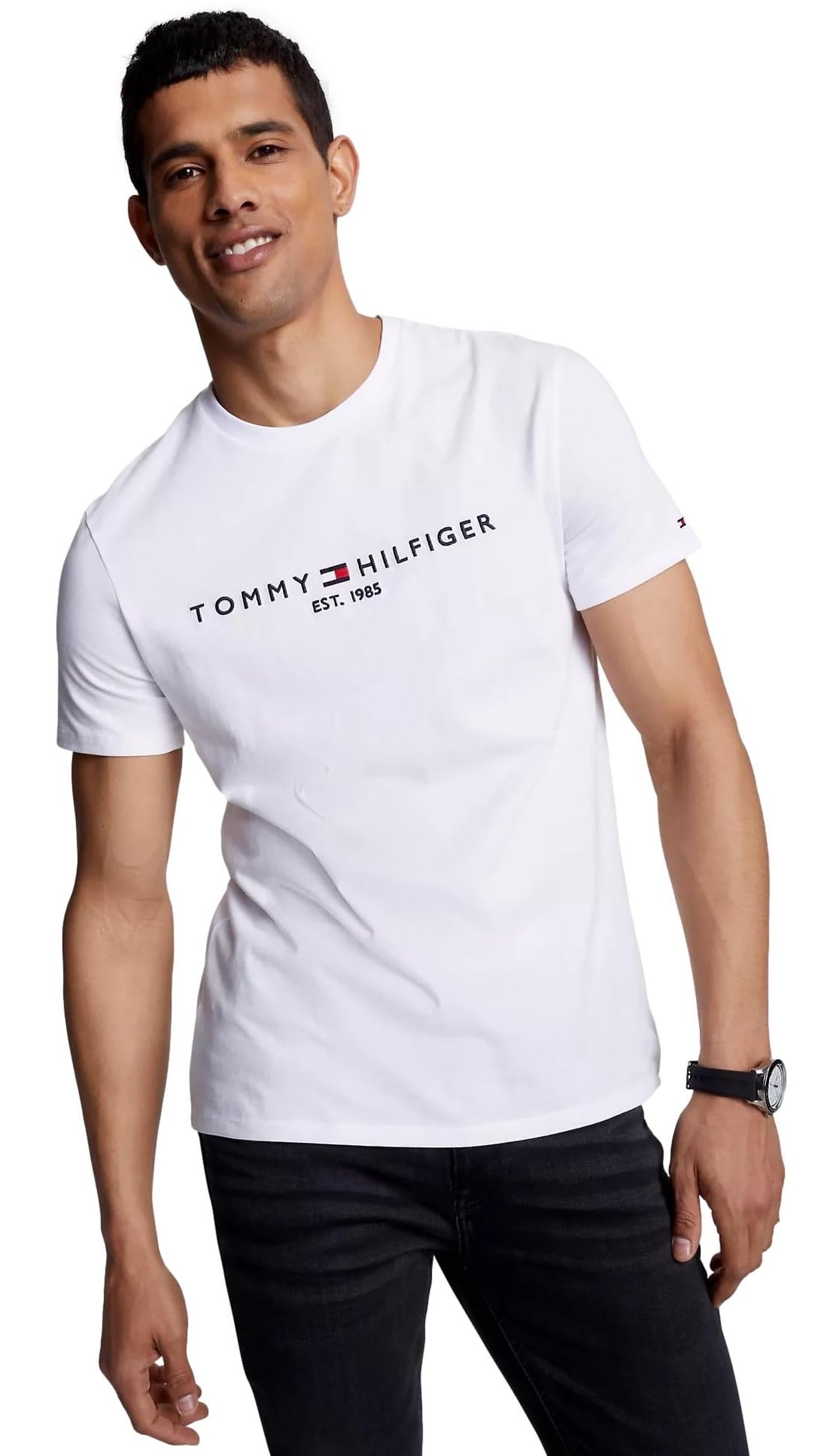 Tommy Hilfiger Core Tommy Logo Men's Short Sleeve Crew Neck T-Shirt