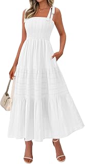 BTFBM Womens Summer 2026 Casual Maxi Dresses Boho Spaghetti Strap Dress