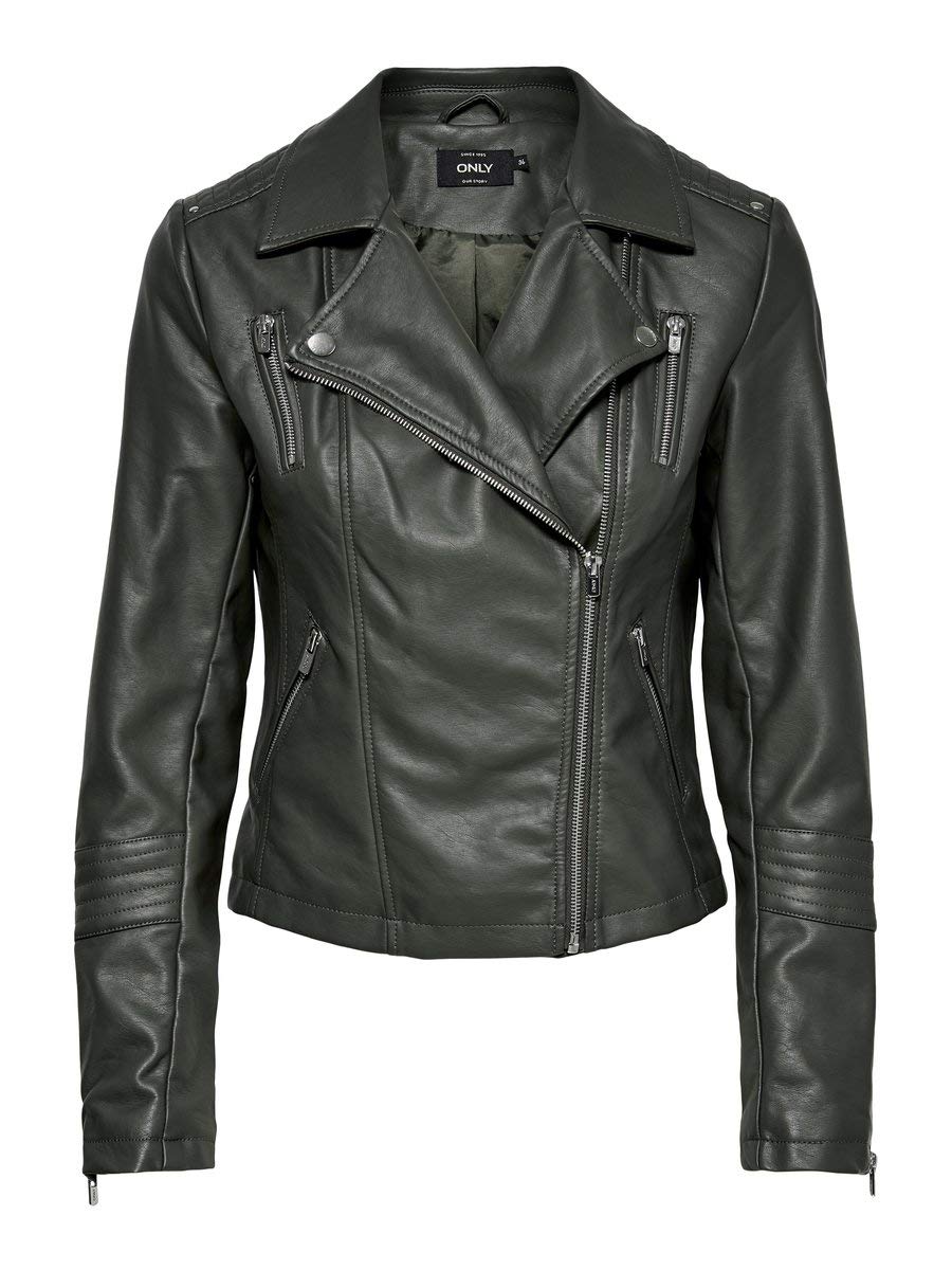 ONLY Faux Leather Jacket ONLGEMMA Faux Leather Jacket