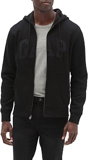 Gap Heritage Logo Hoodie Hooded Full Zip Men's Tracksuit Top (Pack of 1)