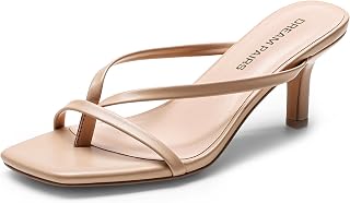 DREAM PAIRS Heels for Women Kitten Low Heels