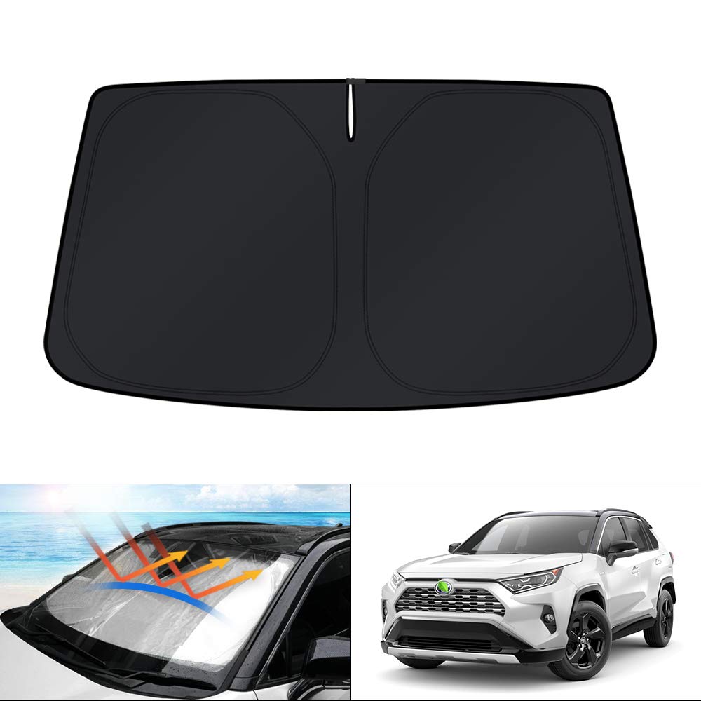 KUST Windshield Sun Shade for Toyota RAV4 2019-2022 2023 2024 2025 2026 Window A