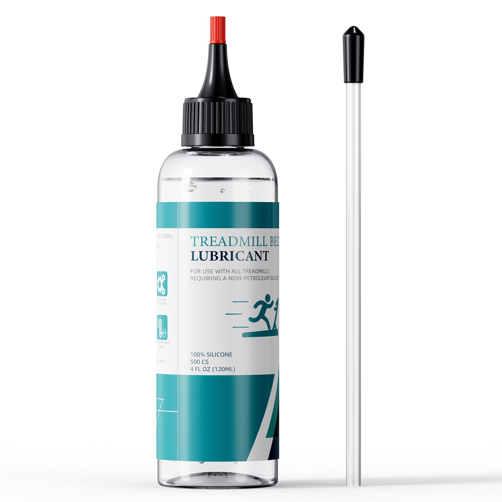 CCGeass Treadmill Belt Lubricant, 100% Silicone Treadmill Lube, 4.2 oz | High-Te