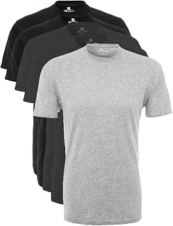 Lower East Herren-T-Shirt mit kurzem Ärmel aus Baumwolle,Rundhalsausschnitt