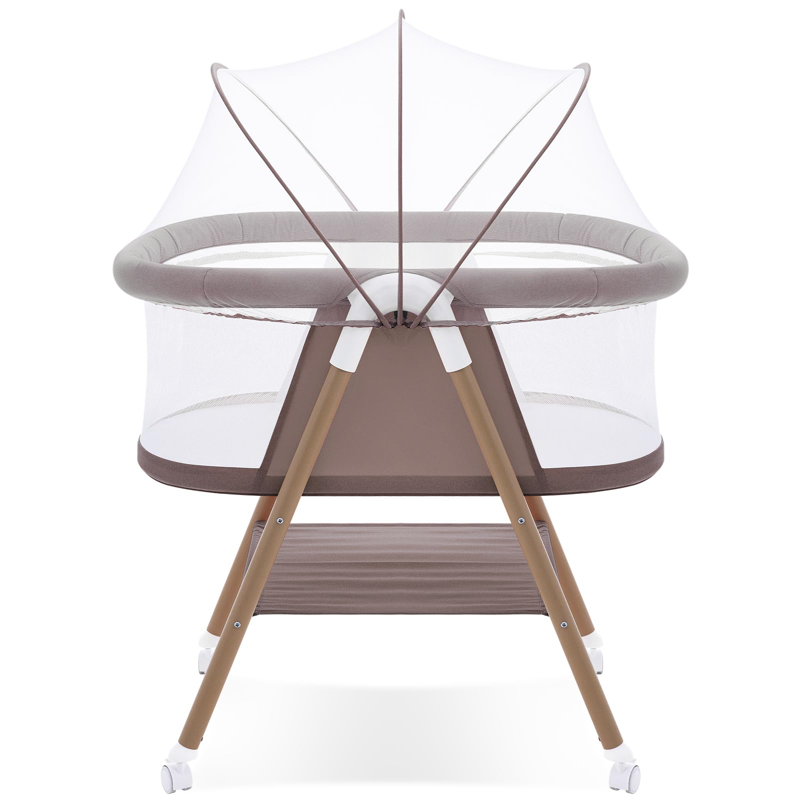 GYARING Baby bassinets,3 in1 Baby Crib, Sturdy, Portable & Easy to Assemble,Mosq