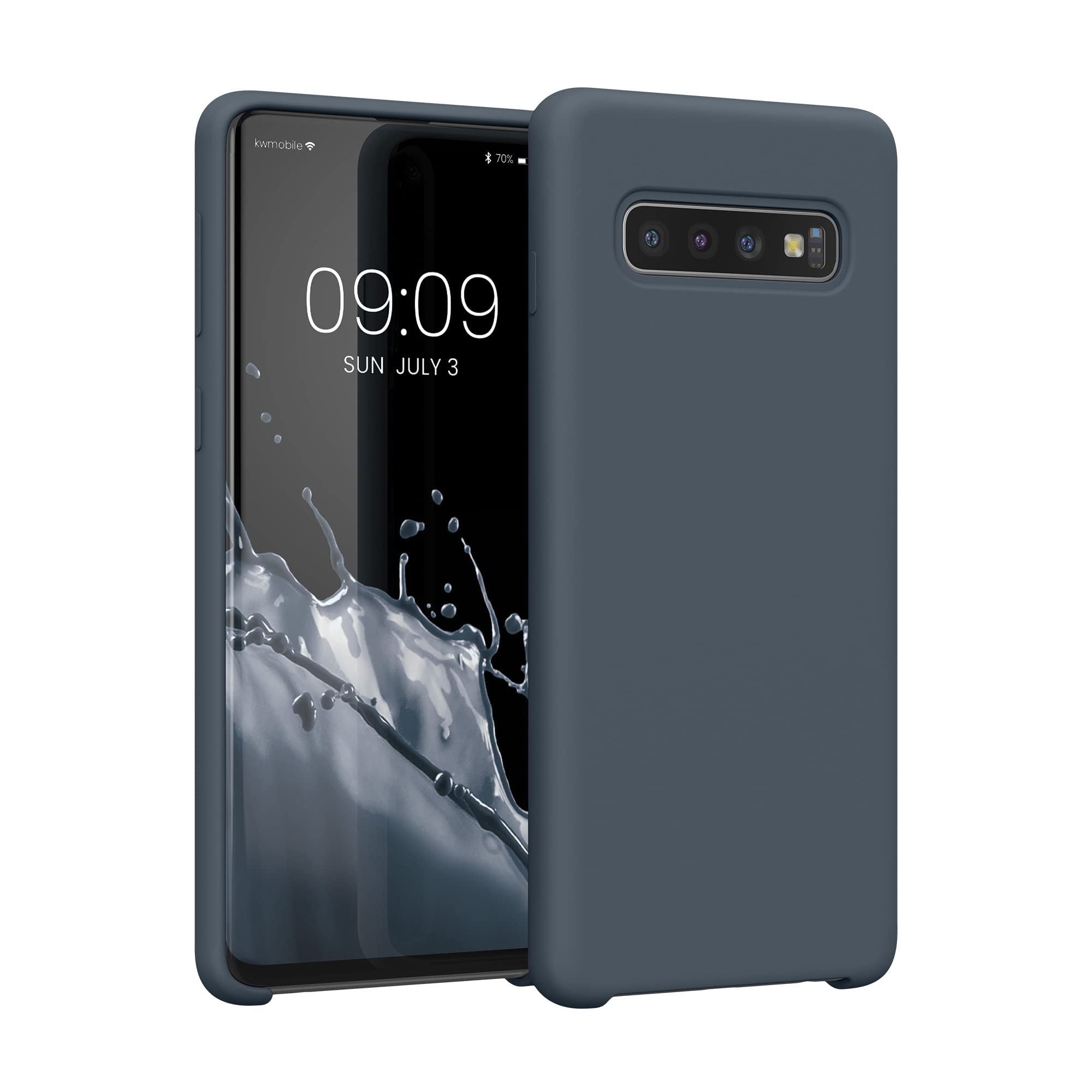 kwmobile Mobile Phone Case for Samsung Galaxy S10 Case - Silicone Case - Wireles