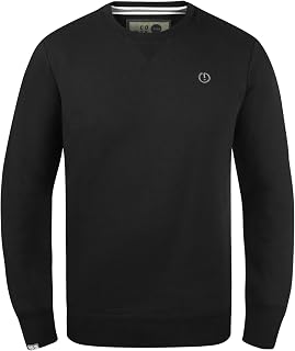 Solid Benn Men's Sweatshirt with Crew Neck
