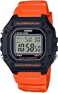 Casio W218H Series | Men’s Digital Watch | 50M WR | 1/100 Second Stopwatch | 100 SEC Chronograph | LED Backlight | Countdown Timer | Daily Alarm | Hourly Time Signal | 7 Year Battery