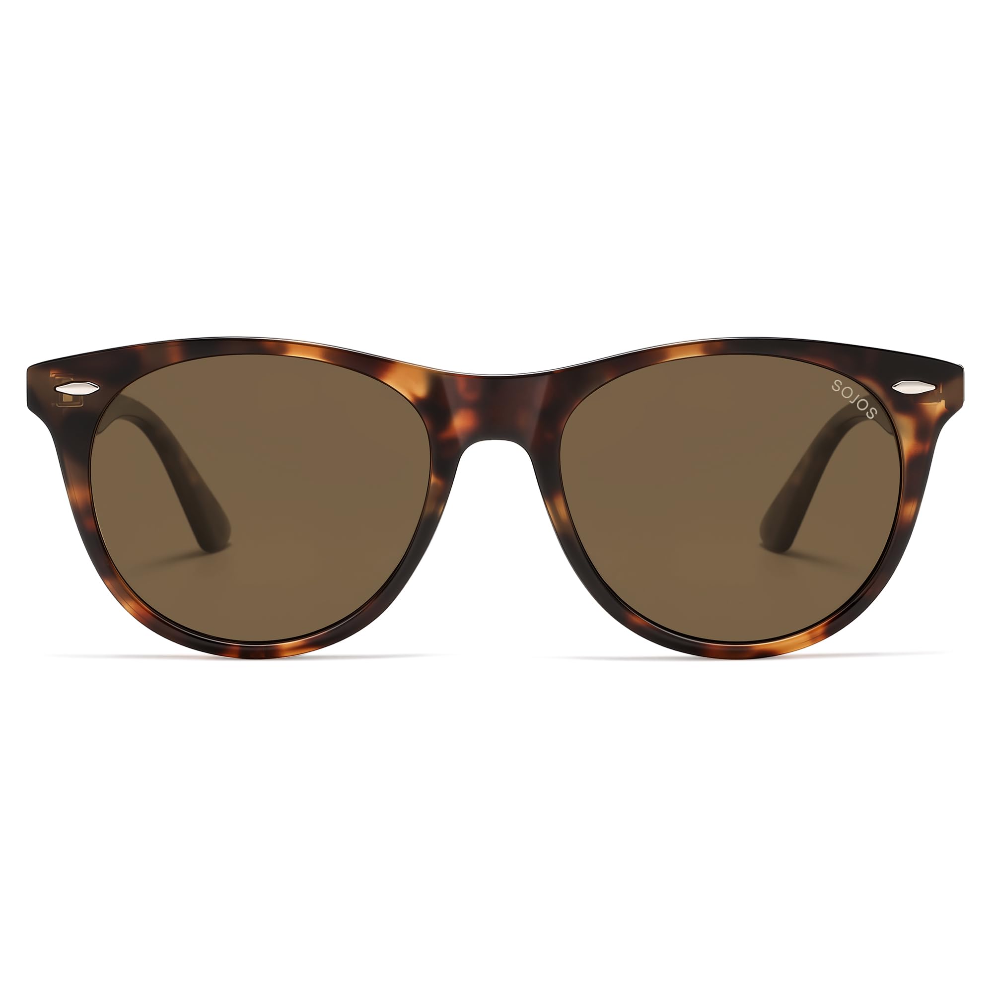 SOJOS Classic Polarized Sunglasses for Women Men Small UV400 SJ2076