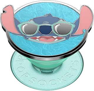 PopSockets: Disney Phone Grip with Expanding Kickstand Pop Phone Grip - Suns Out Stitch