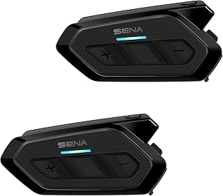 Sena Spider RT1 Low Profile Motorcycle Mesh Communication System, Dual Pack