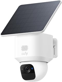 eufy Security SoloCam E30, 2K Solar Security Camera, 360° AI Tracking | Solar Powered, 2K Clarity, AI Detection, Pan & Tilt, No Monthly Fee, Built-in Local Storage, Wireless Outdoor