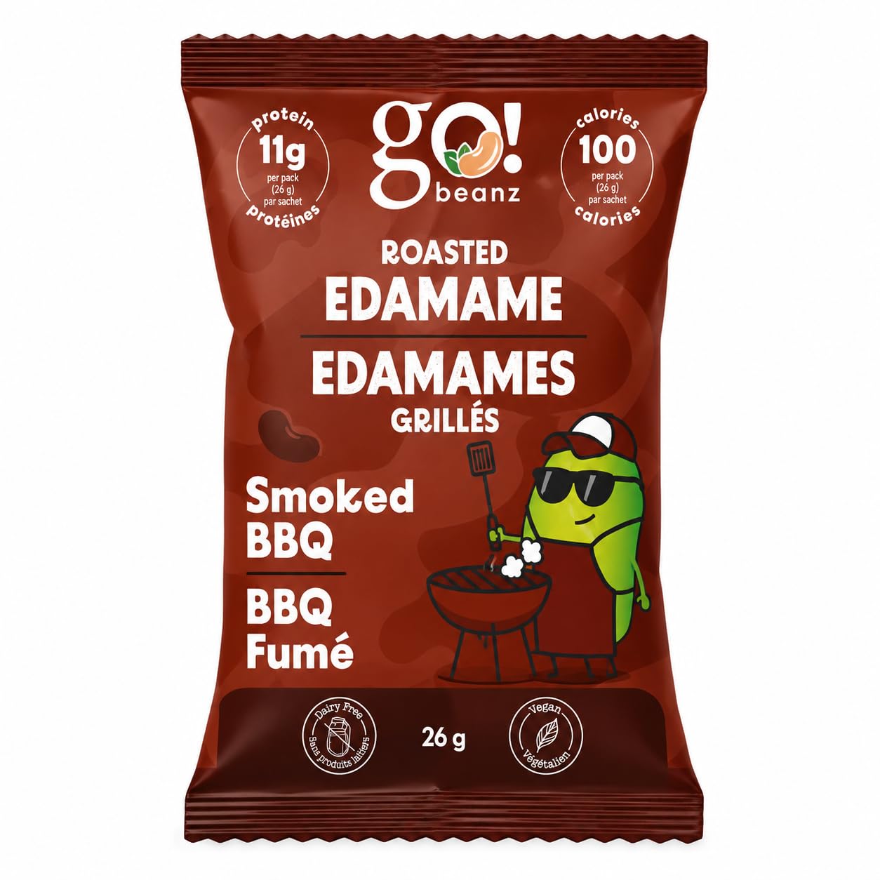 Go Nutrition Go Beanz | Smoked BBQ 26 g | 1 x 26 g