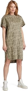 G-STAR RAW Printed Women's Casual Loose T-Shirt Dress