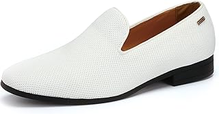 UUBARIS Mens Loafers Slip-on Driving Shoes Tuxedo Shoes