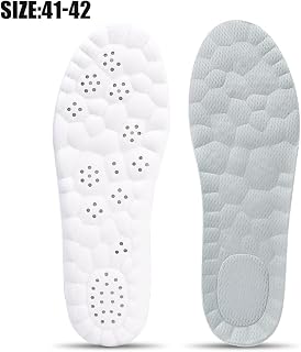 Sports Insoles 4D Cloud Shock Absorb Breathable Shoes Pad (EU 41-42)