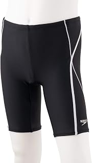 Speedo SFB62015 School Swimsuit, Boys, Juniors, Triton Jammer, Swim Shorts/Spats, For Boys, Elementary School, UV Protection