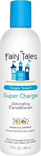 Fairy Tales Tangle Tamer Super Charge - Detangling Conditioner for Kids - Paraben Free, Sulfate Free, Gluten Free, Nut Free - 12 oz