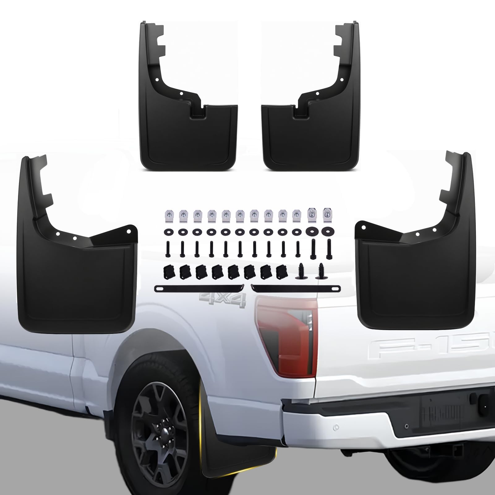 Mud Flaps Fit for Ford F150 2026 2025 2024 2023 2022 2021 Pickup Trucks | Mud Fl
