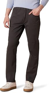 Amazon Essentials Men's Straight-Fit 5-Pocket Comfort Stretch Chino Trousers (Previously Goodthreads)