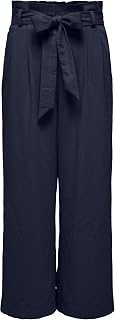 ONLY - Onlmarsa Solid Paperbag Pant Wvn Noos, Women's Paper Trousers with Belt