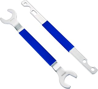 Acymner Fan Clutch Removal Tool Kit | 32mm &amp; 36mm Wrench Set with Water Pump Pulley Holder, 2PCS Fan Clutch Removal Tool for BMW, Ford,GM,dodge,Chevrolet,jeep