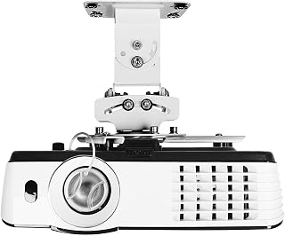Duronic (Renewed) PB05XB White Heavy Duty 13.6KG Capacity Universal Video Ceiling Projector Mount Bracket Holder