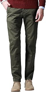 Match Men's Slim Tapered Flat Front Casual Pants