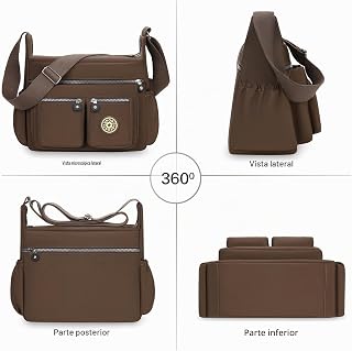 Crossbody Bags for Women Roomy Shoulder Bag Multi Pocket Crossbody Purse for Women