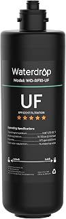 Waterdrop RF10-UF Filter, Replacement for 10UA/10UA-UF/10UB/10UB-UF | 0.01 Micron Filtration Under Sink Water Filter, Reduces Lead, Chlorine, Bad Taste & Odor, 11000 Gallons High Capacity, 1 Year