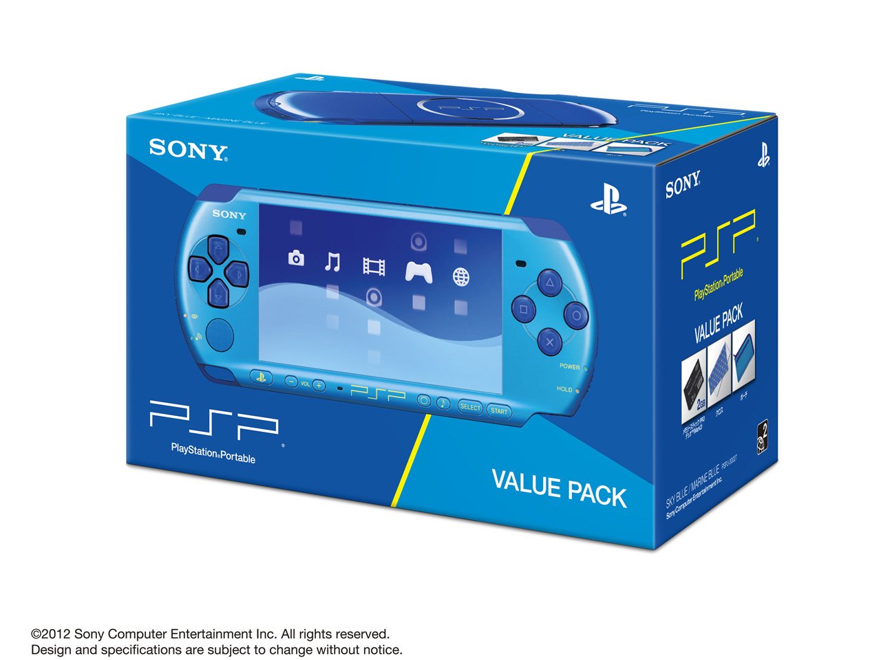 SONY PSP Playstation Portable Console JAPAN MODEL PSP-3000 Piano Marine Blue Val