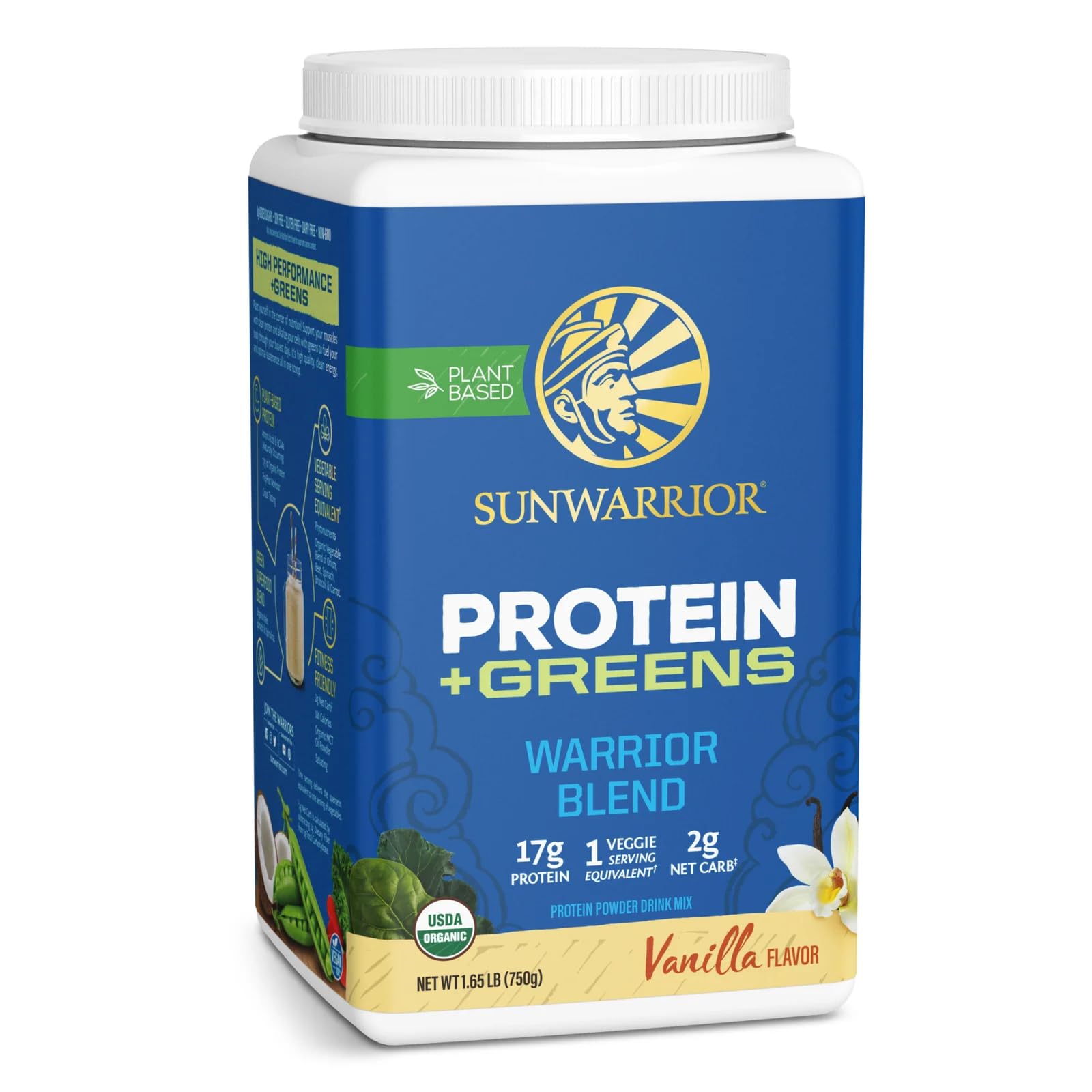 Sunwarrior Warrior Blend Greens Vanilla