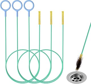 Kelly's Collection 30in Drain Snake Hair Clog Remover 3 Pack | Anti-break Metal Core with Nylon Layer, 30in Drain Clog Remover for Bathroom Sinks, Showers, and Bathtub Drain Cleaning