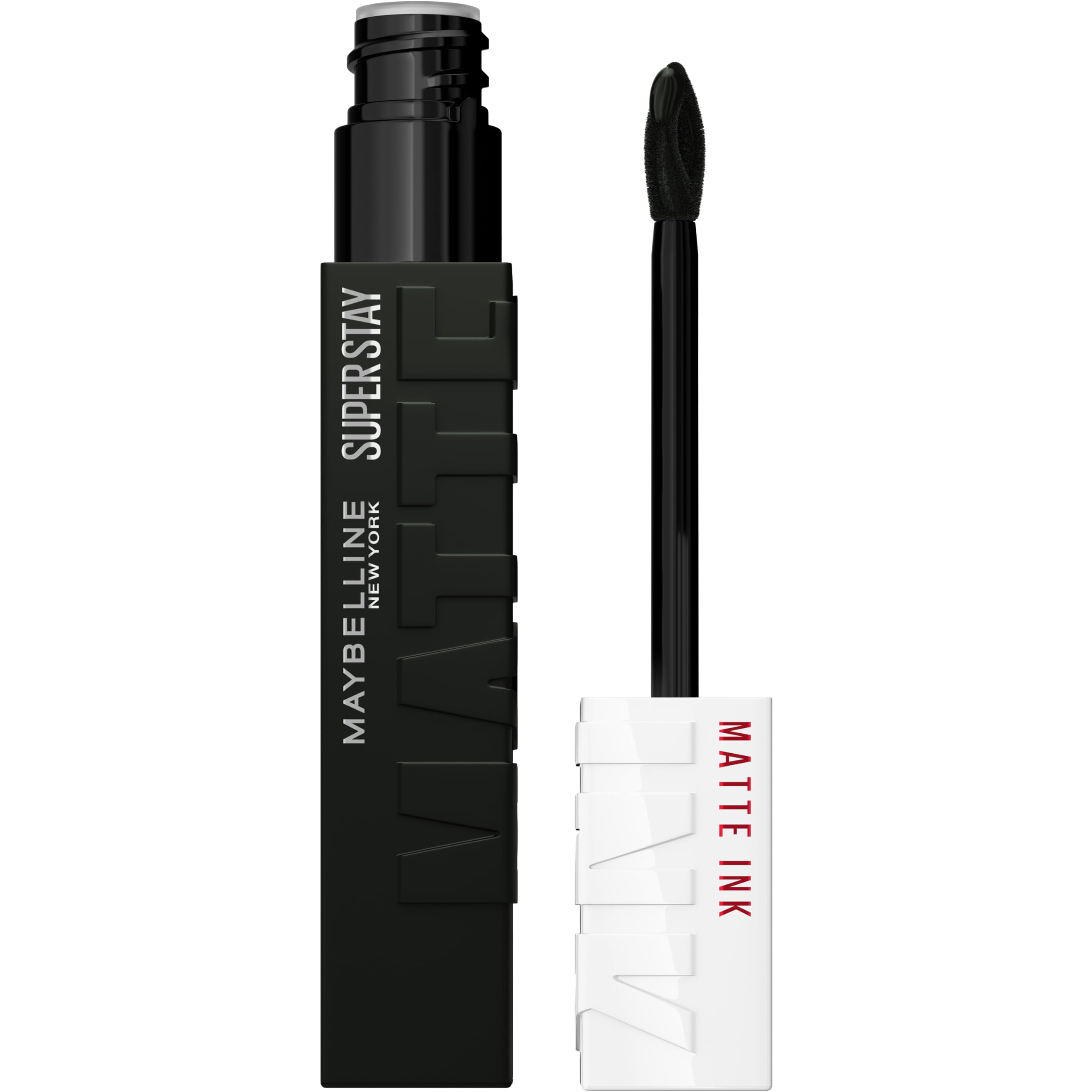 MAYBELLINE Super Stay Matte Ink Liquid Lipstick Makeup, Thrill Seeker | Black Li