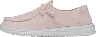 Hey Dude Wendy Slub Canvas Trainers Bianco da Donna 40063-100