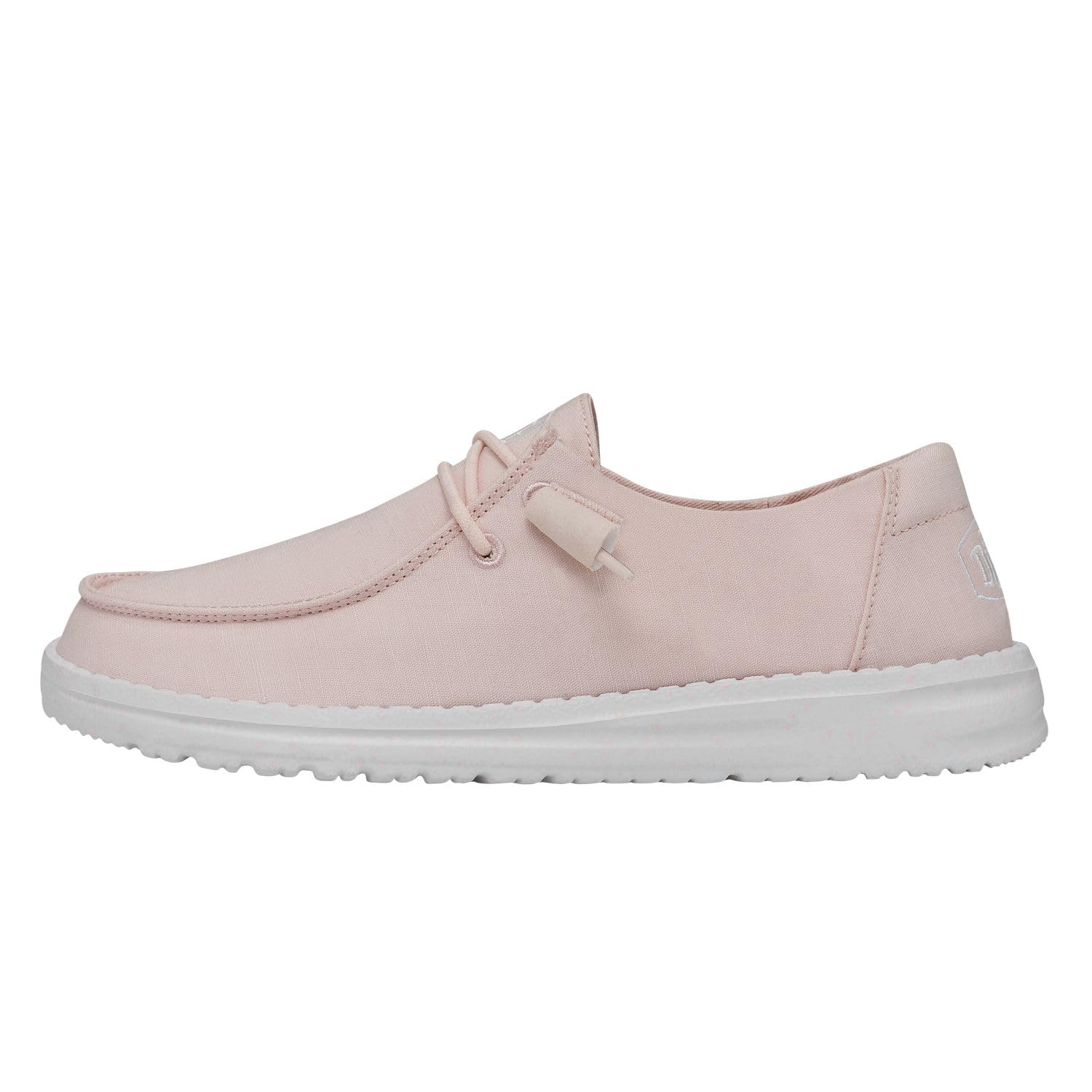 Hey Dude Wendy Slub Canvas Trainers Bianco da Donna 40063-100