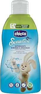 Chicco Baby Bottle Cleaner, Dummies and Tableware, 300 ml, Without Dyes and Fragrances, Formula with Ingredients of Natural Origin, Safe Hygiene for Babies
