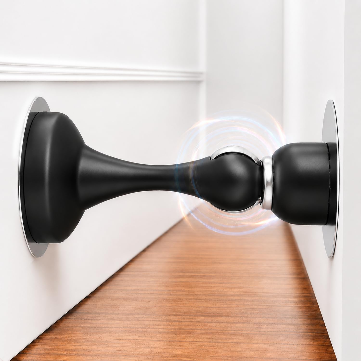 Magnetic Door Stop No Drilling Door Stop with 3D Adhesive Tapes Keep Door Open D