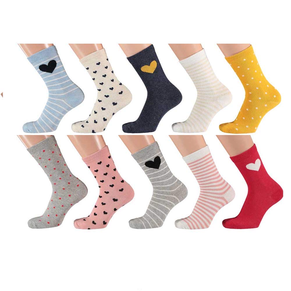 10 pairs of children's cotton socks