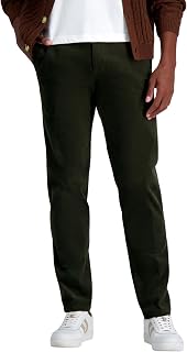 Haggar Men’s Straight Fit Premium Stretch Corduroy Pant