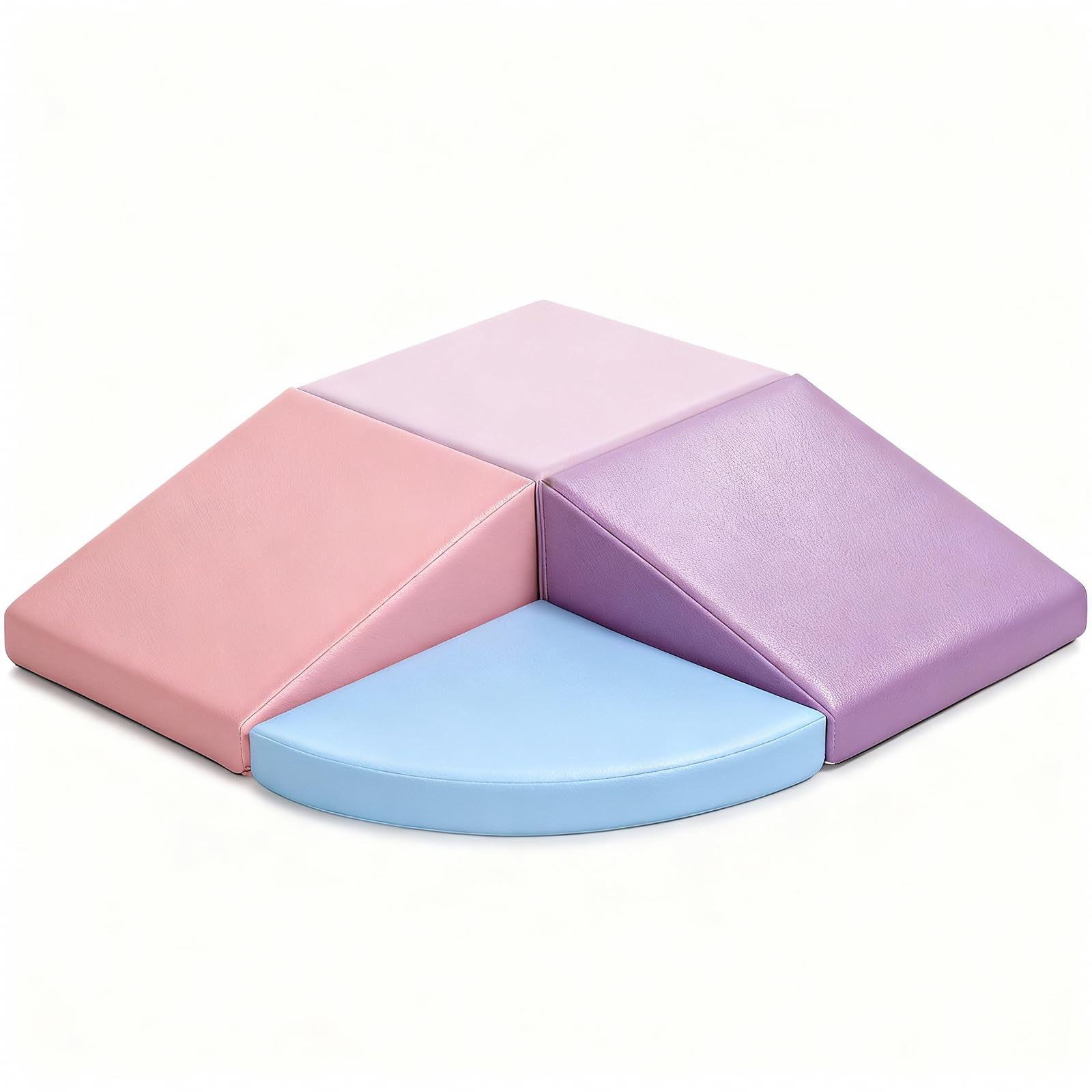 Climbing Foam Blocks for Toddlers: PU Leather Foam Blocks for Kids Active Play -