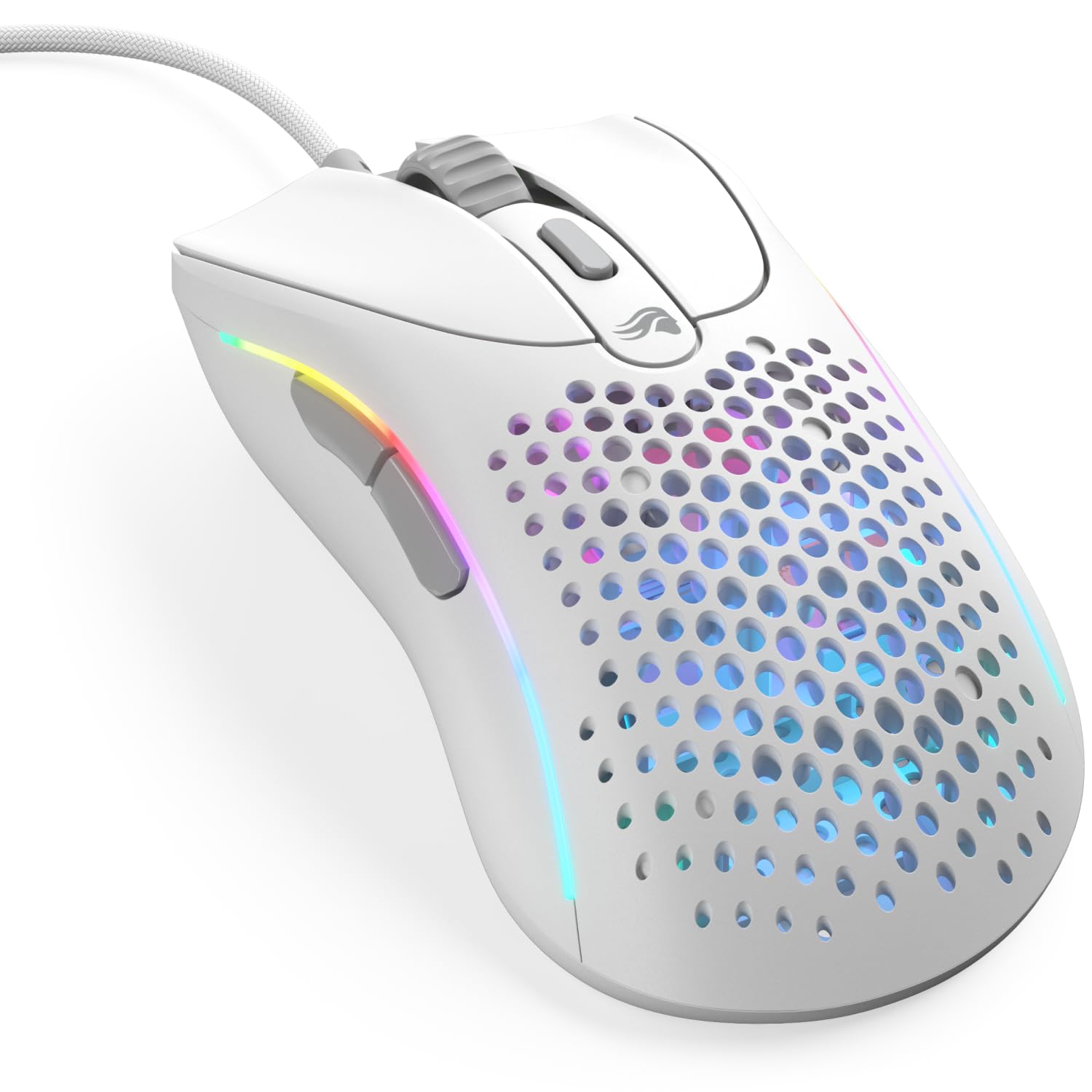 Glorious Gaming - Model D 2: Wired Ergonomic Mouse, Superlight 58g, 26K Optical 