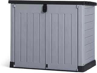 Keter Store It Out Pro Outdoor Garden Furniture Storage Shed Grey| Fade Free | All Weather Resistant | Safe and Secure | Zero Maintenance | 5 year Warranty