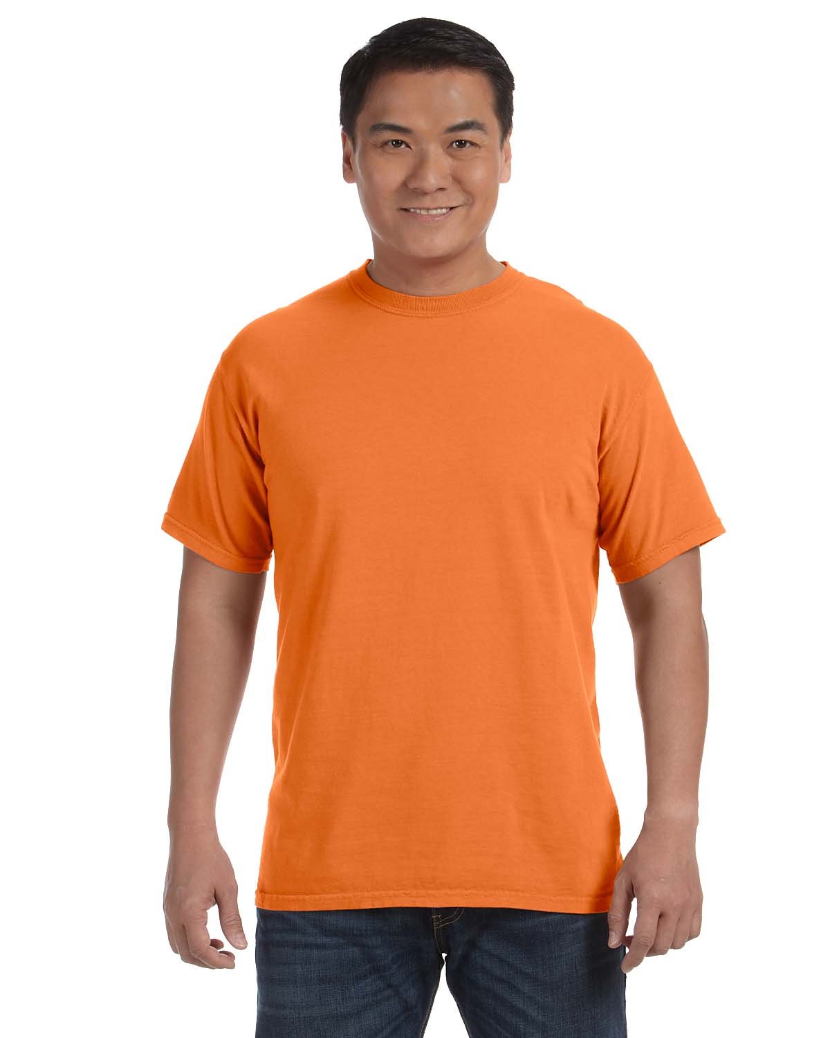 Comfort Colors C1717 Mens Ringspun Garment-Dyed T-Shirt - Burnt Orange - M