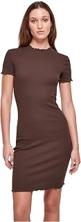 Urban Classics Women's Ribbed T-Shirt Dress